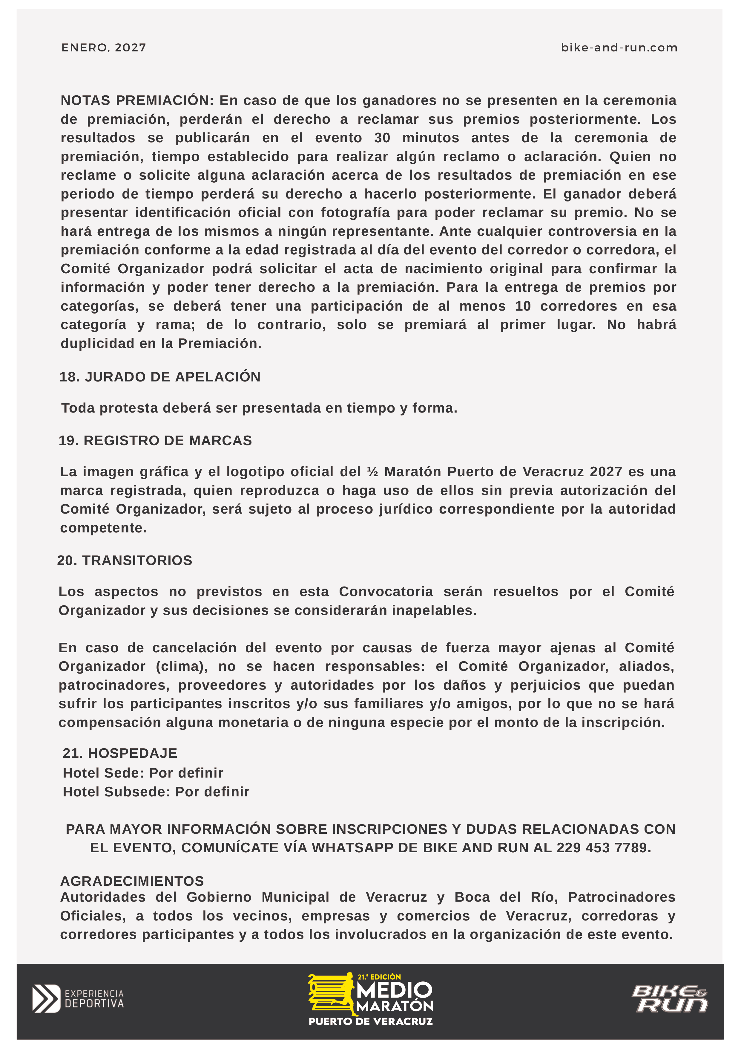 Convocatoria, página 6