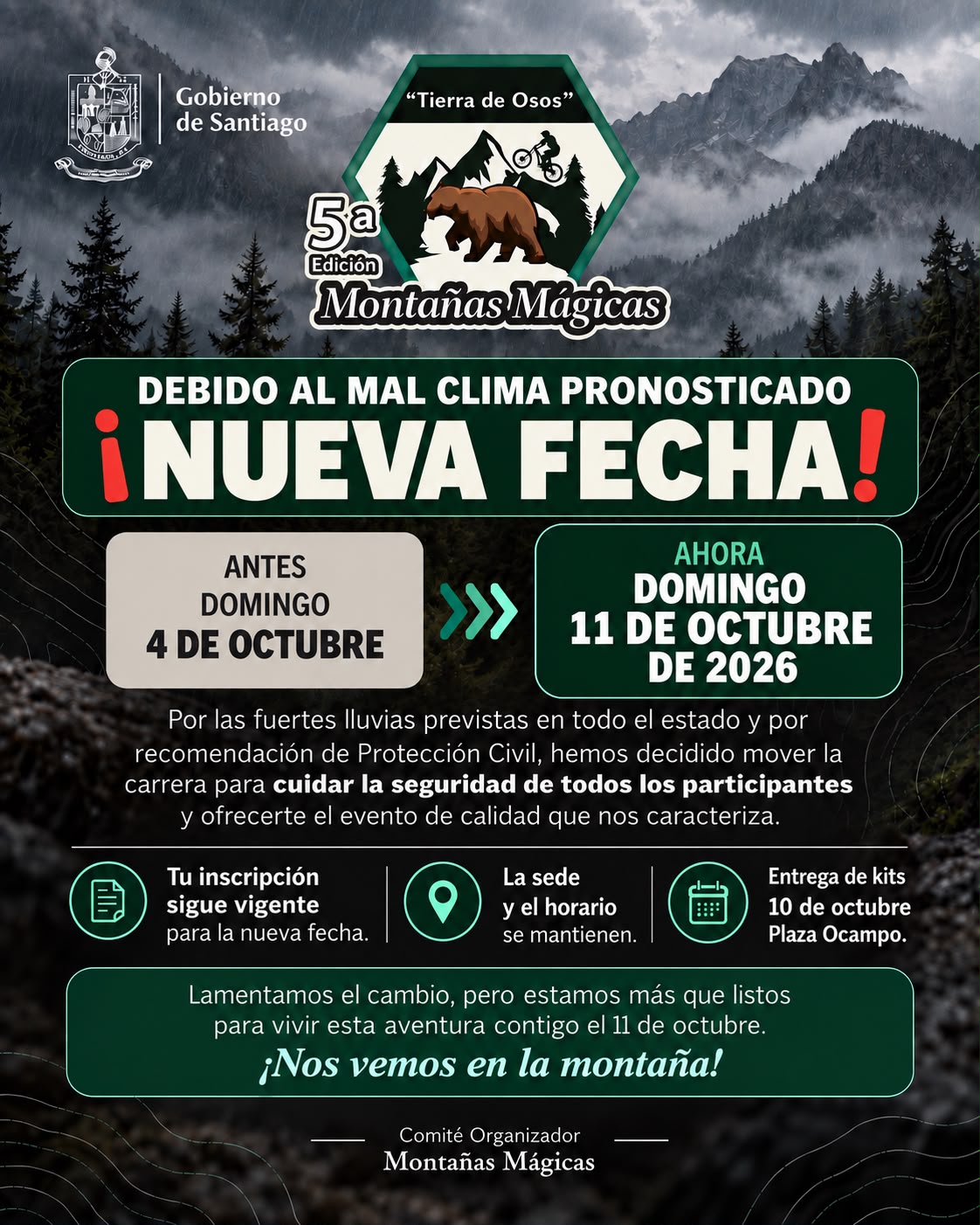 Información del evento