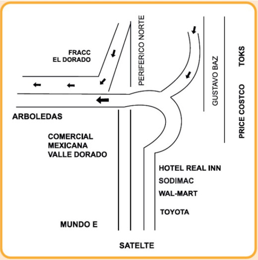 Mapa de cómo llegar