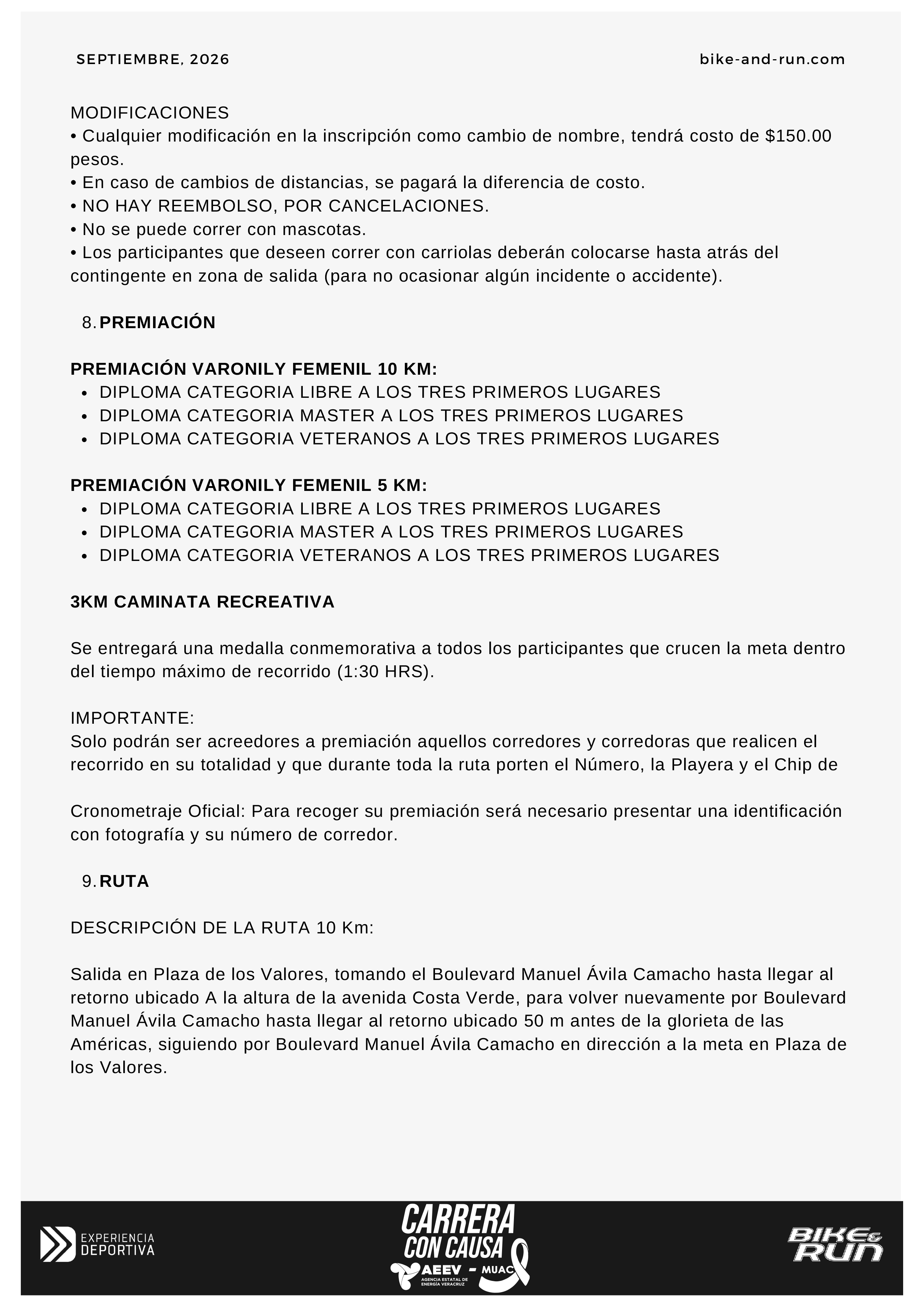 Página 3 de la convocatoria