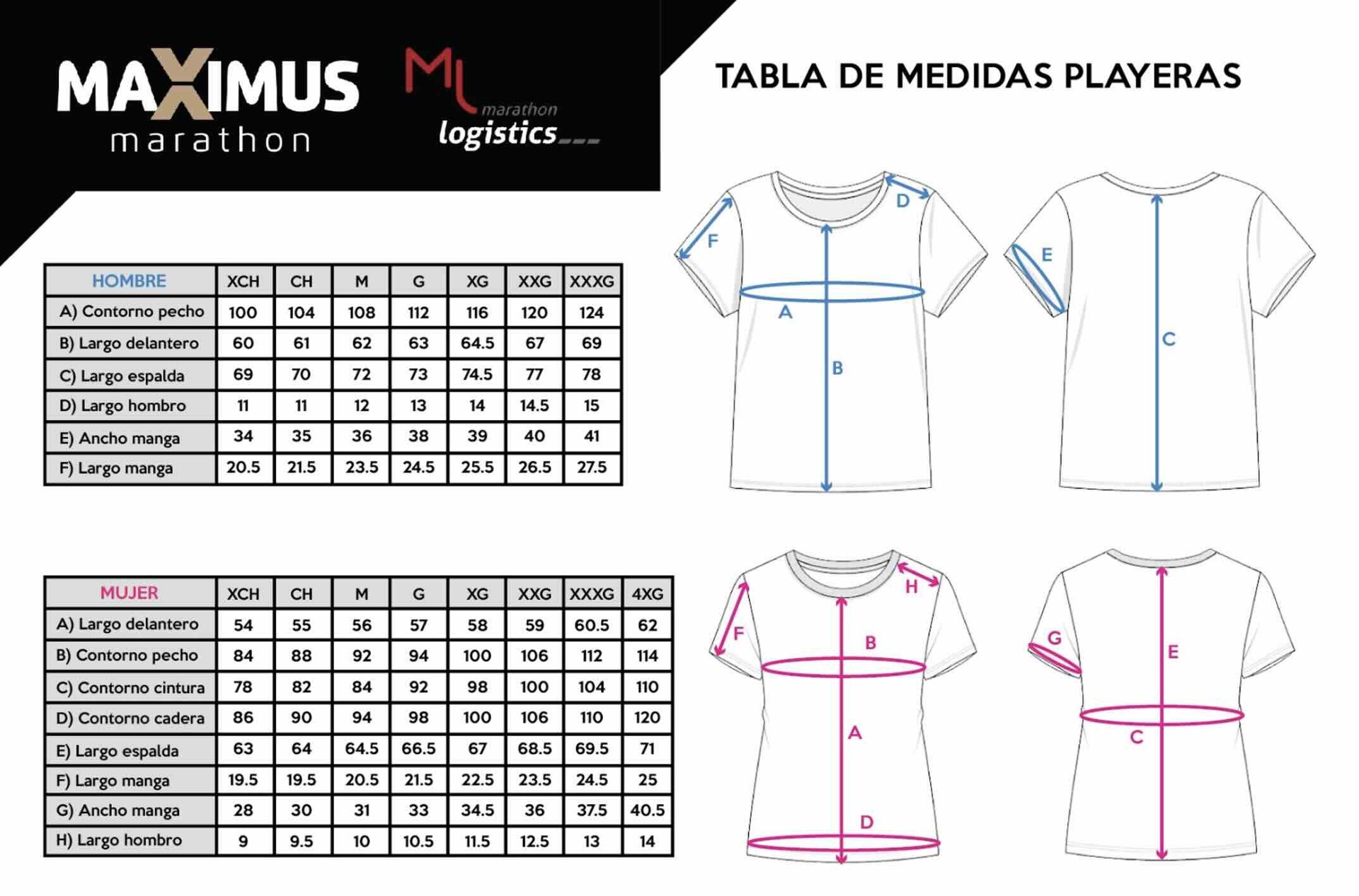 Playera oficial del evento