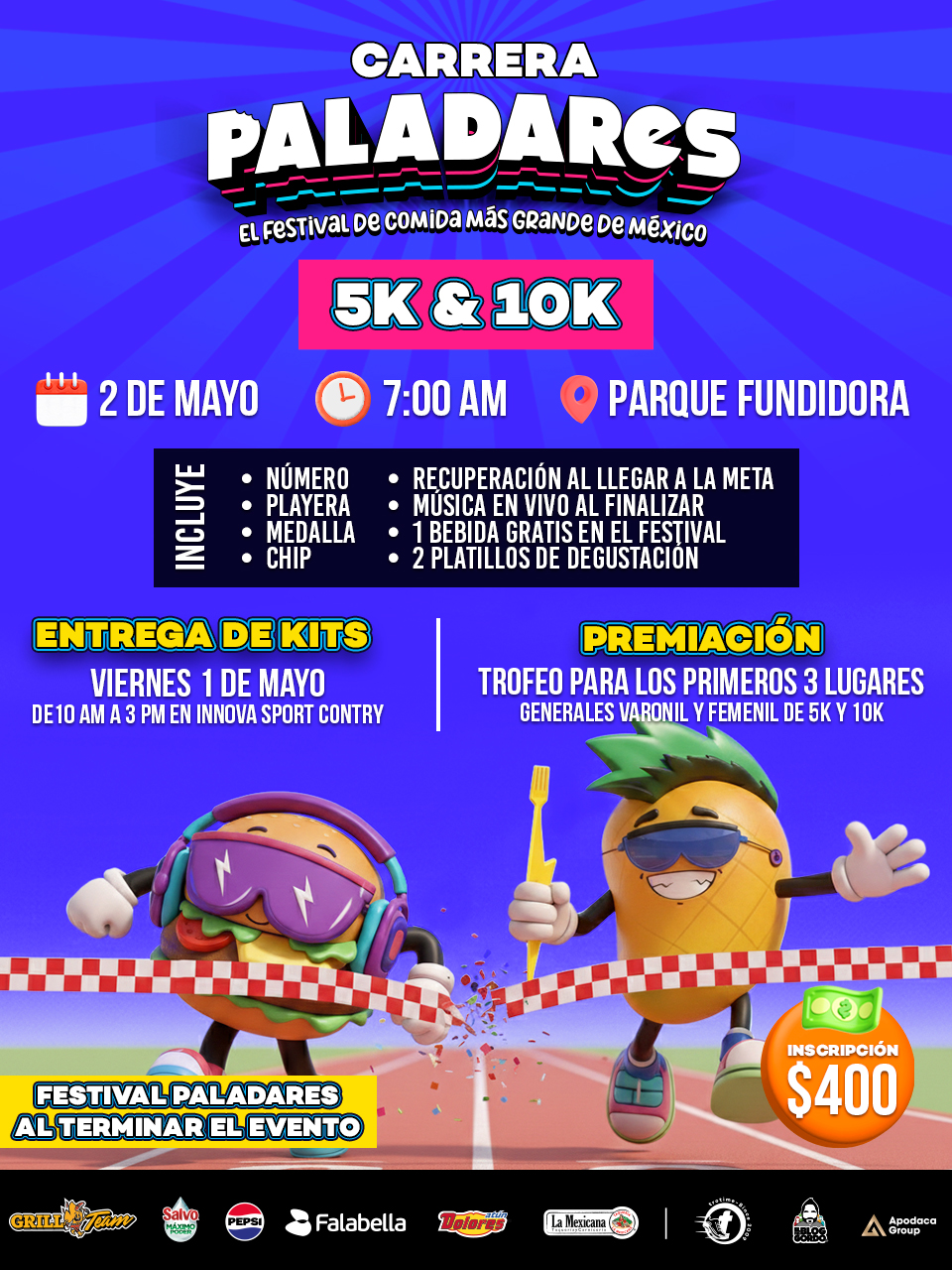 Convocatoria Carrera Paladares 2026