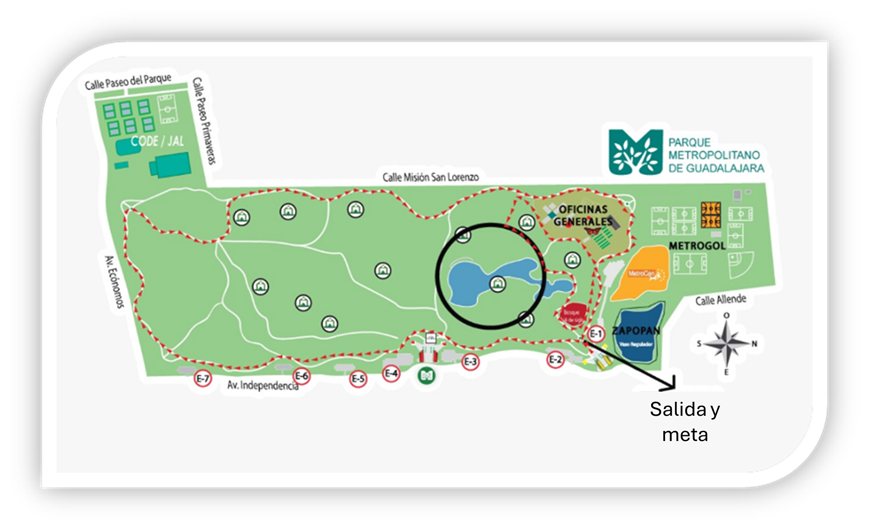 Mapa de la ruta