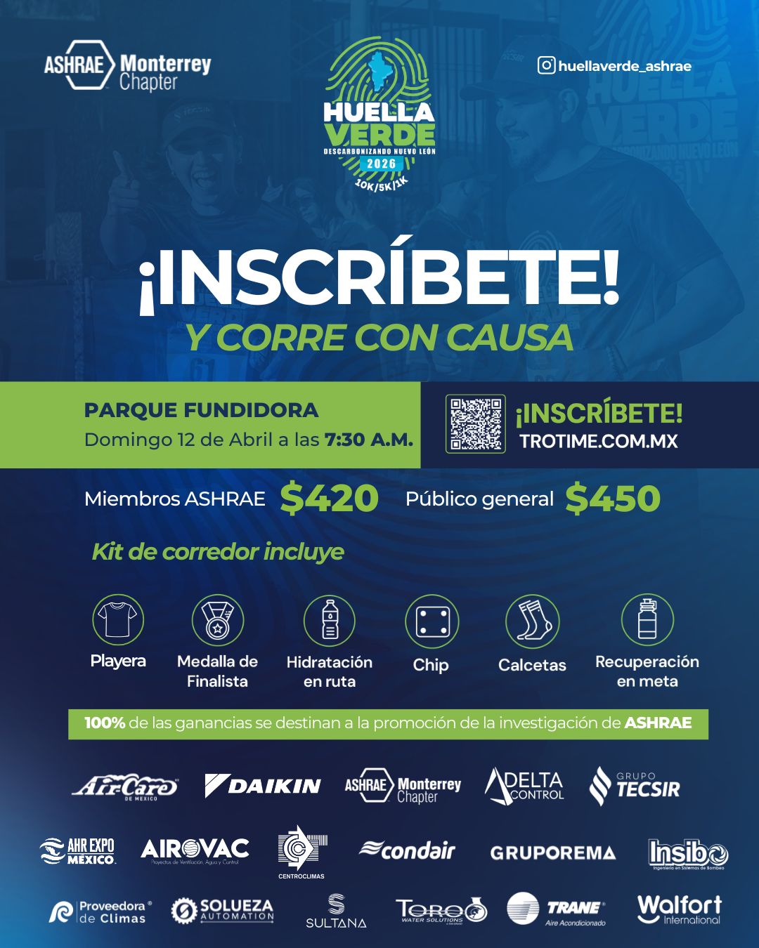 Convocatoria Huella Verde 10K 5K y 1K