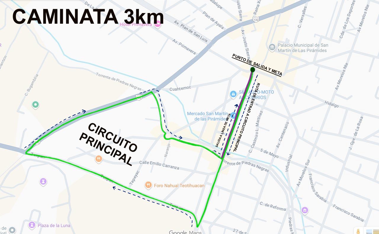 Ruta 3 km