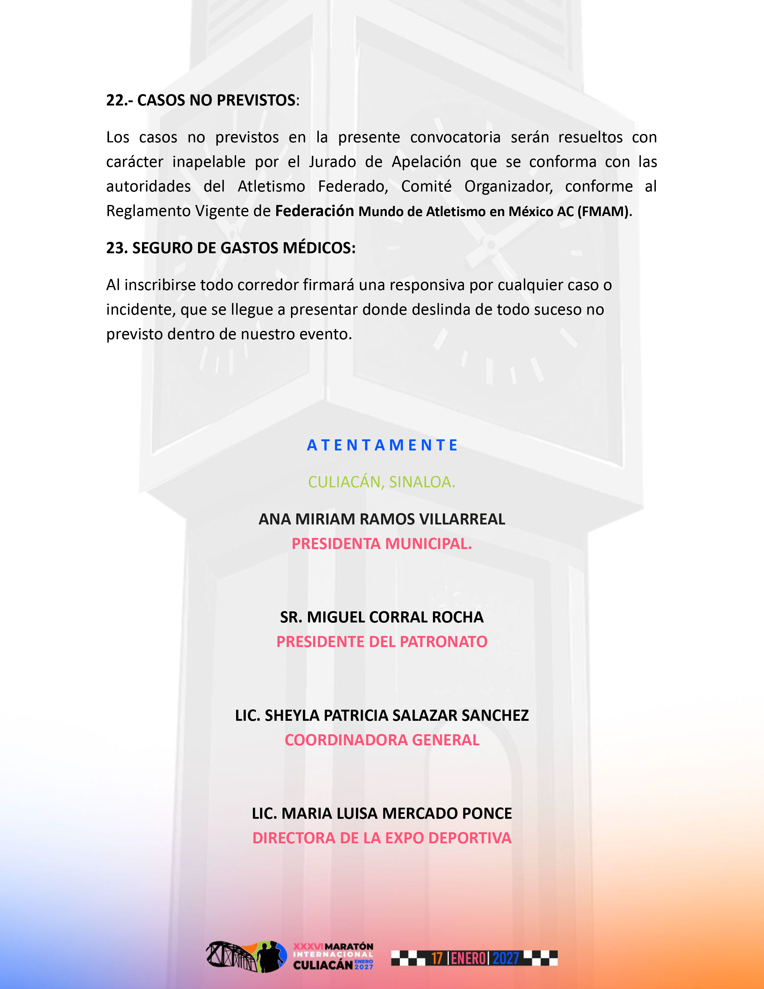 Convocatoria, página 9