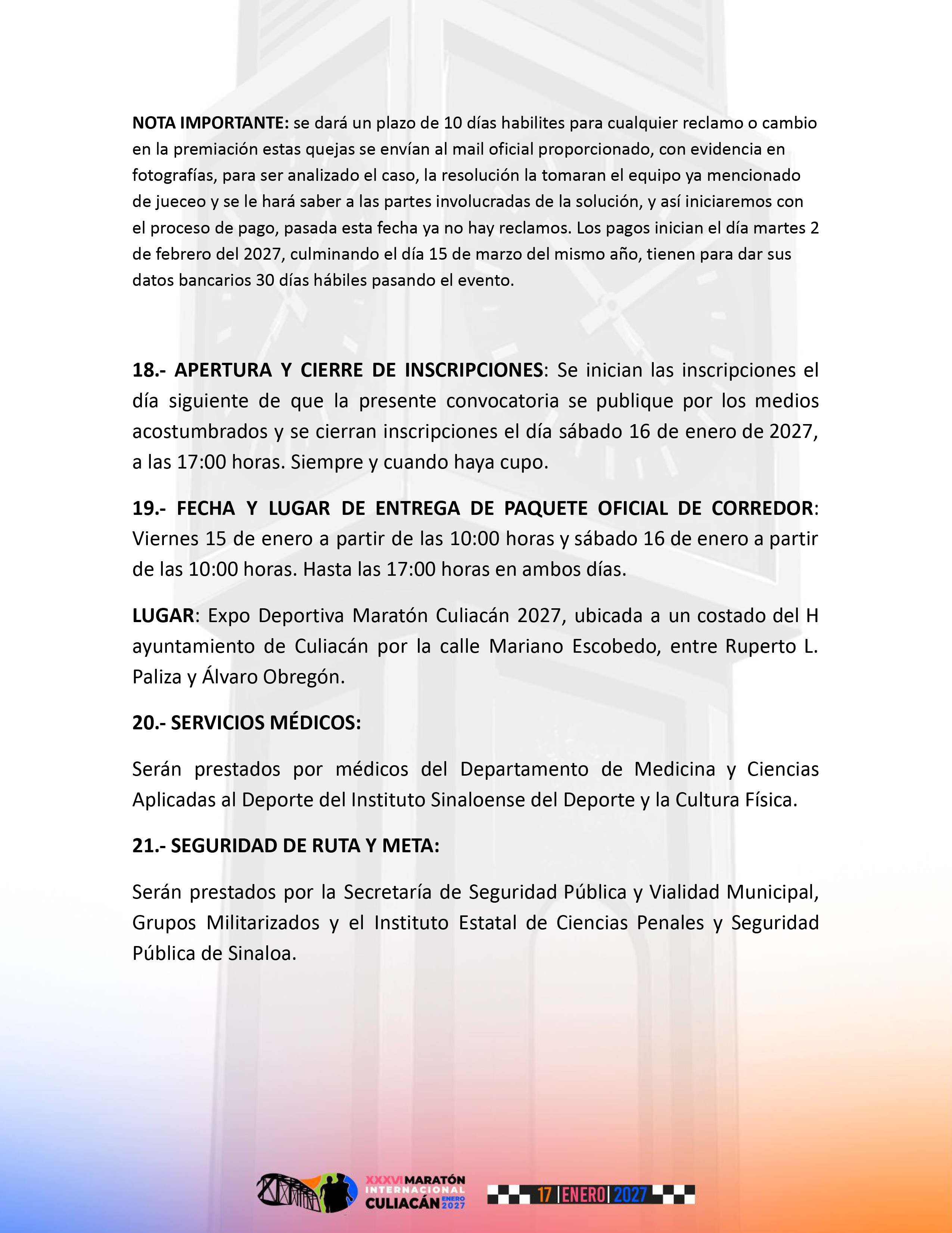 Convocatoria, página 8