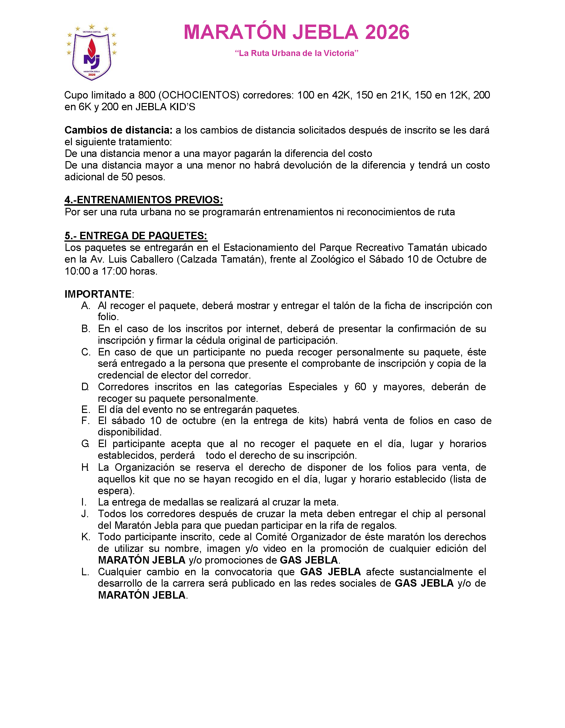 Convocatoria, página 3