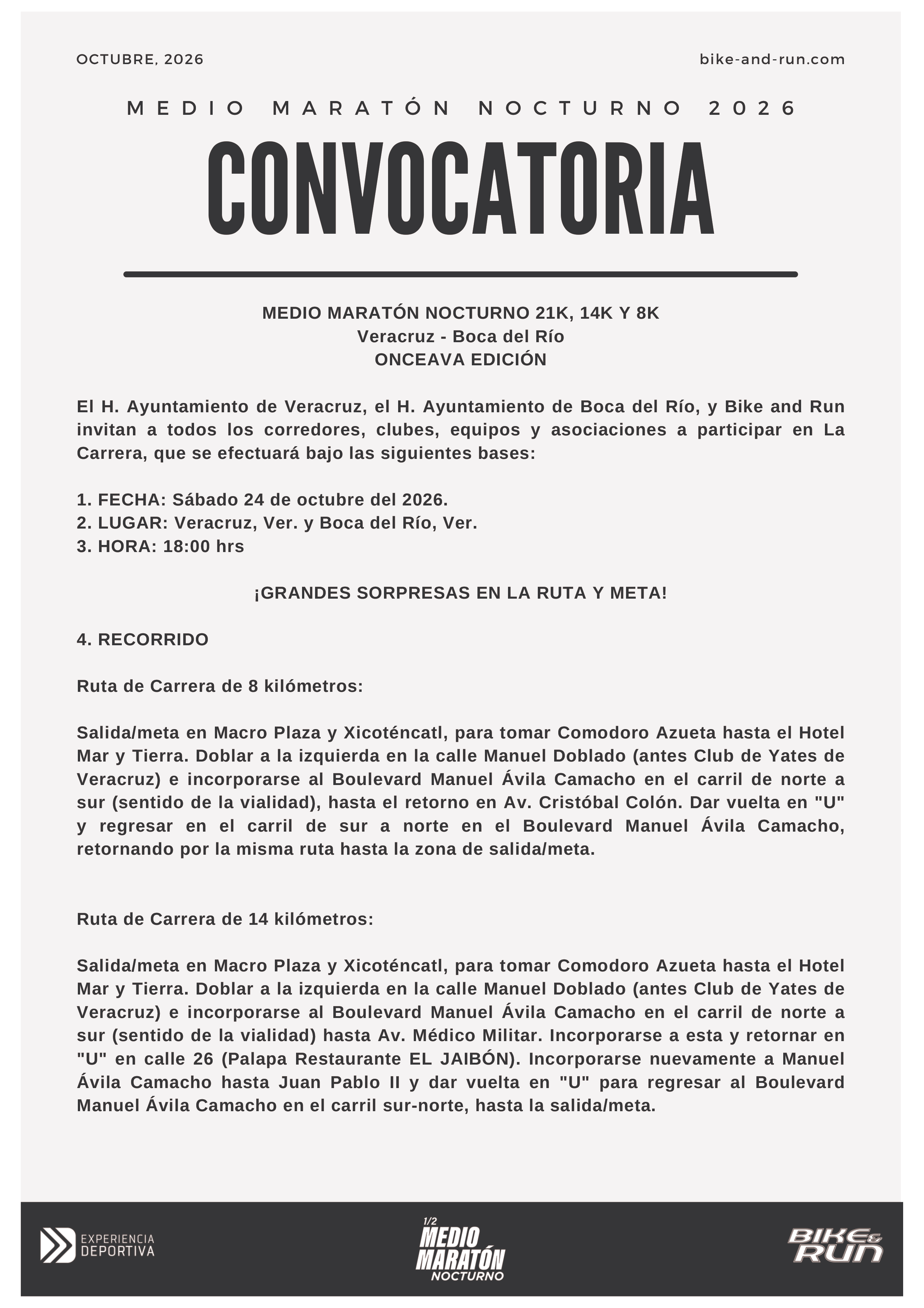 Convocatoria 1