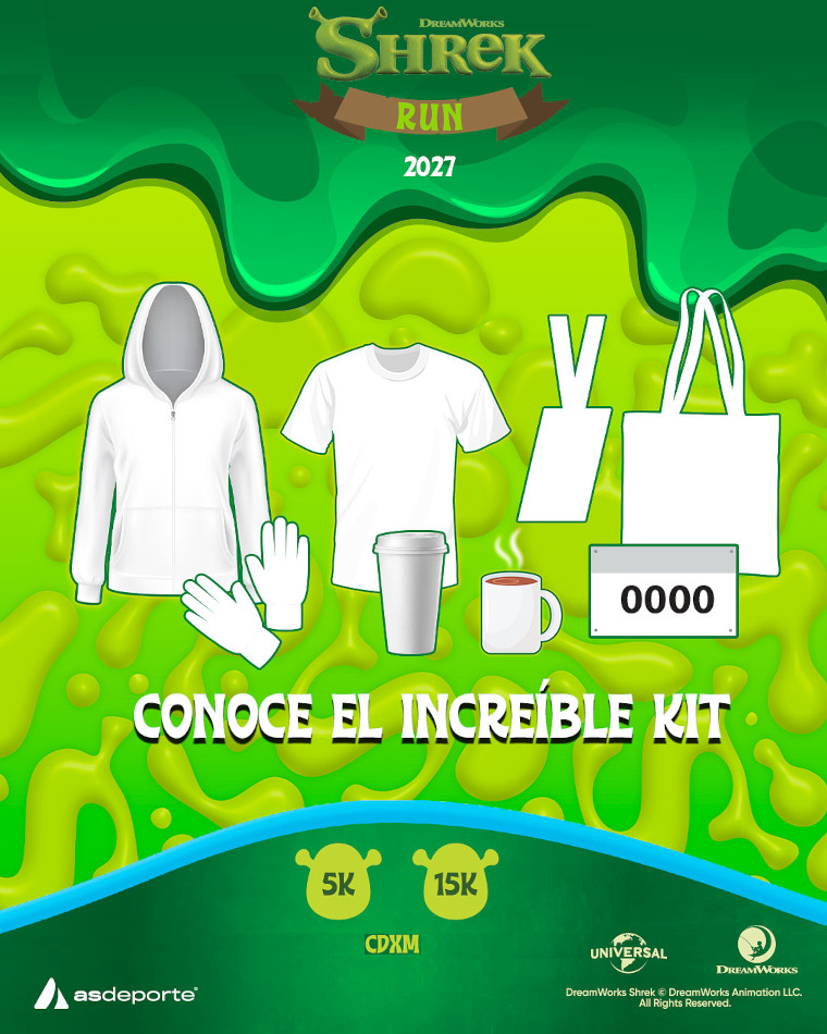 Kit Shrek CDMX