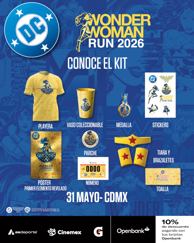 Kit Wonder Woman Run 2026