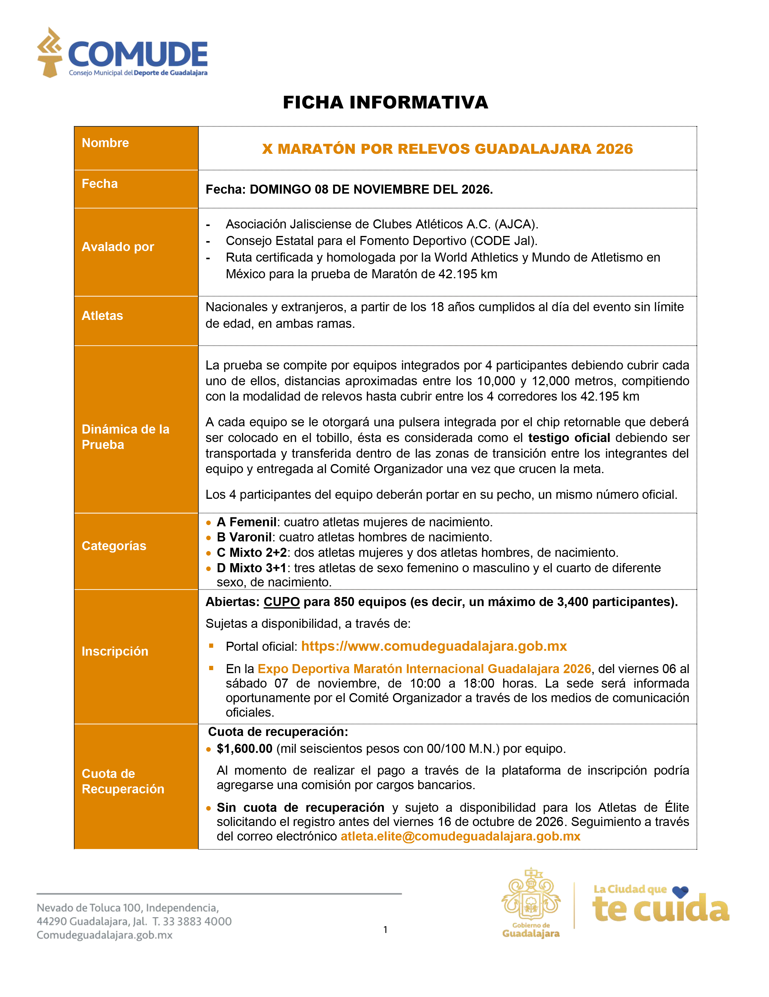 Convocatoria página 1