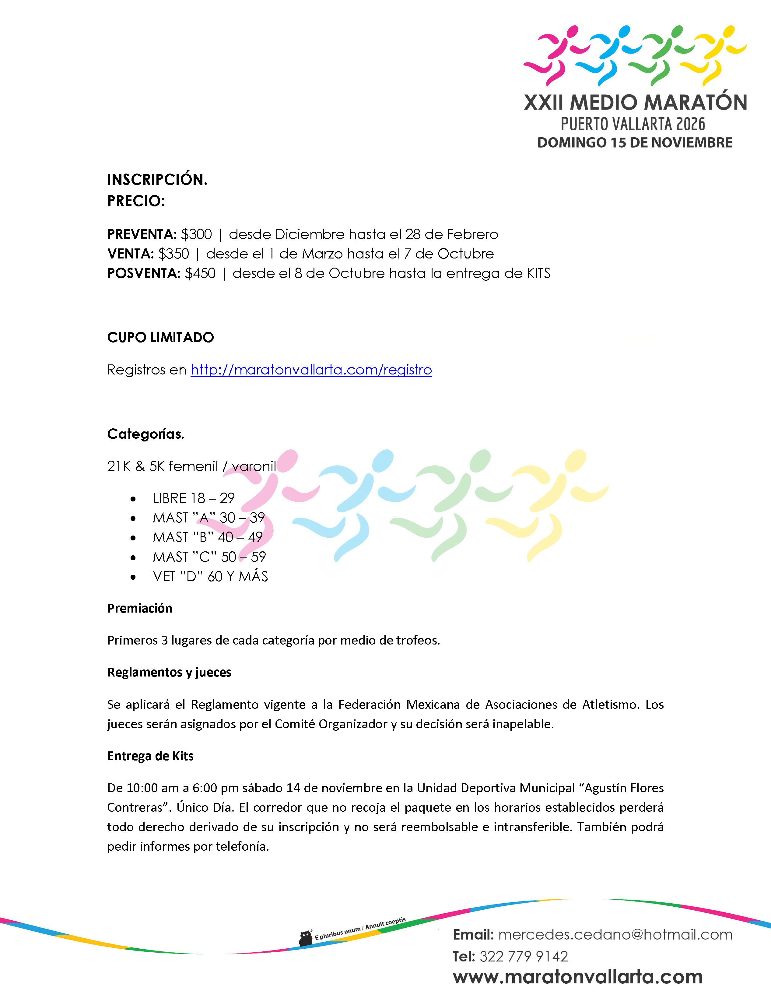 Convocatoria XXII Medio Maratón Puerto Vallarta 2026 - Página 2