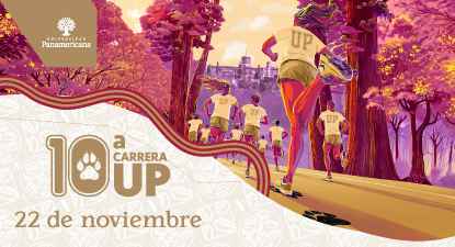 Logo de 10° Carrera UP: Huellas que Inspiran 2026