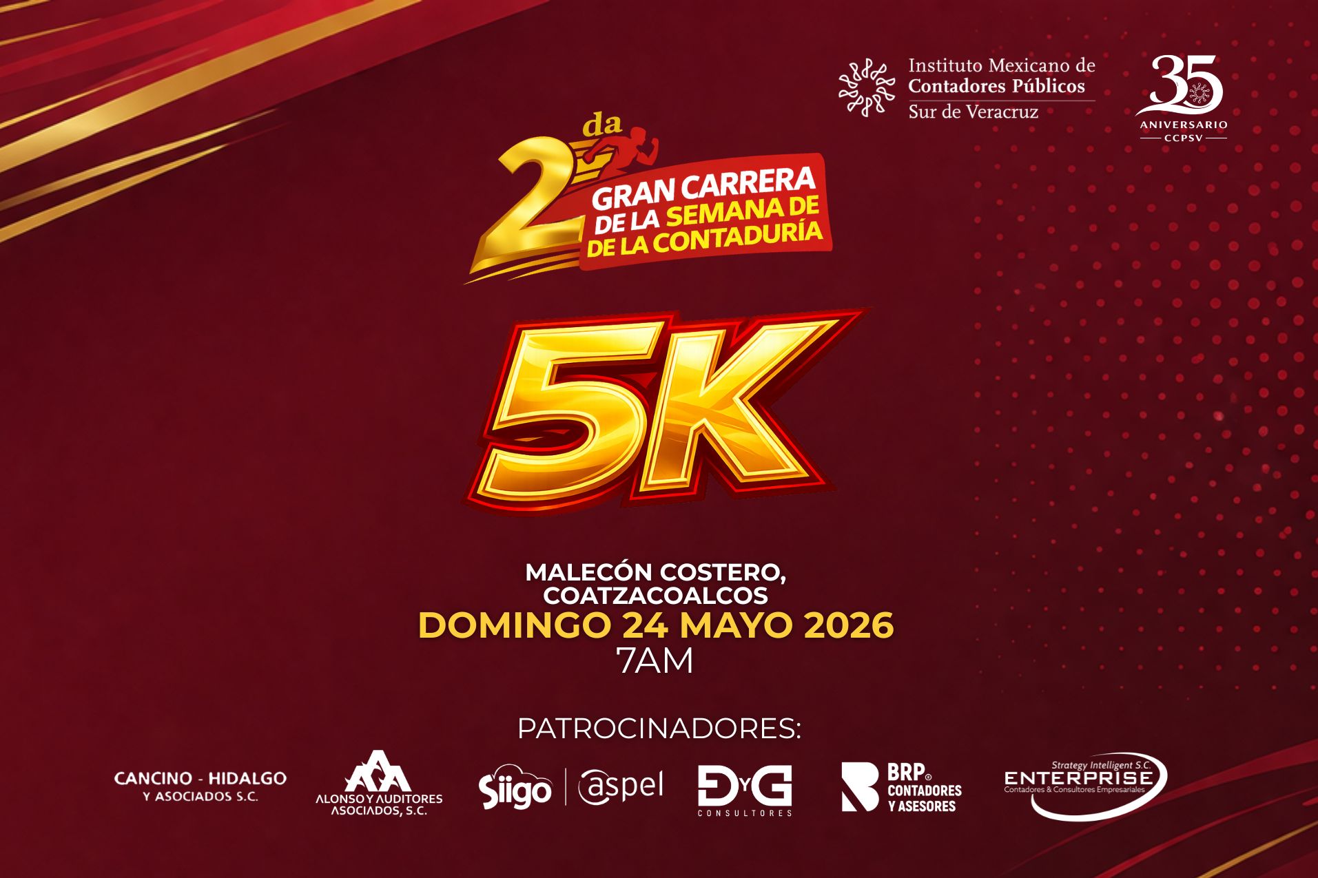 Logo de 2DA GRAN CARRERA DE LA SEMANA DE LA CONTADURIA