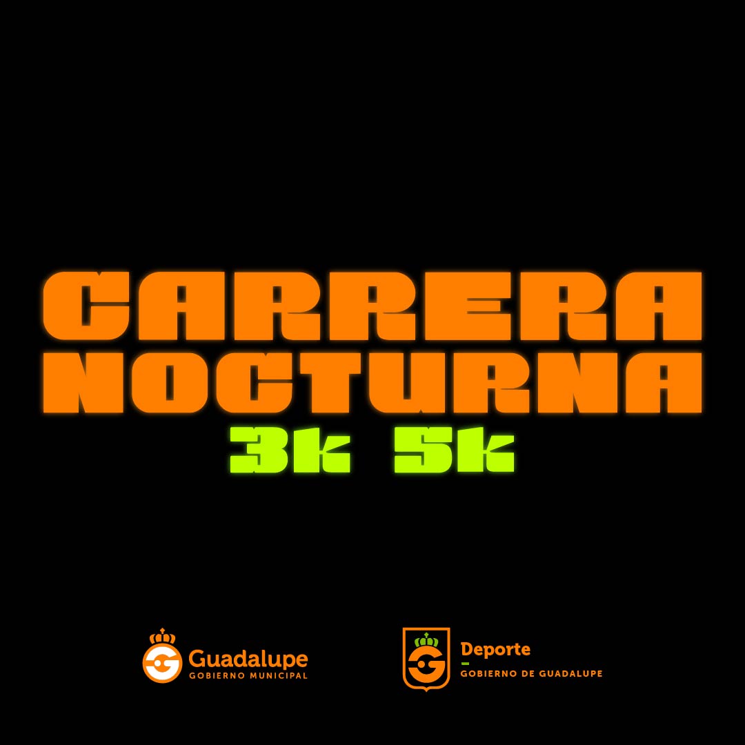 Logo de 3K-5K Nocturno Guadalupe 2026