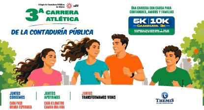 Logo de 3ra Carrera de la Contaduría Publica 2026