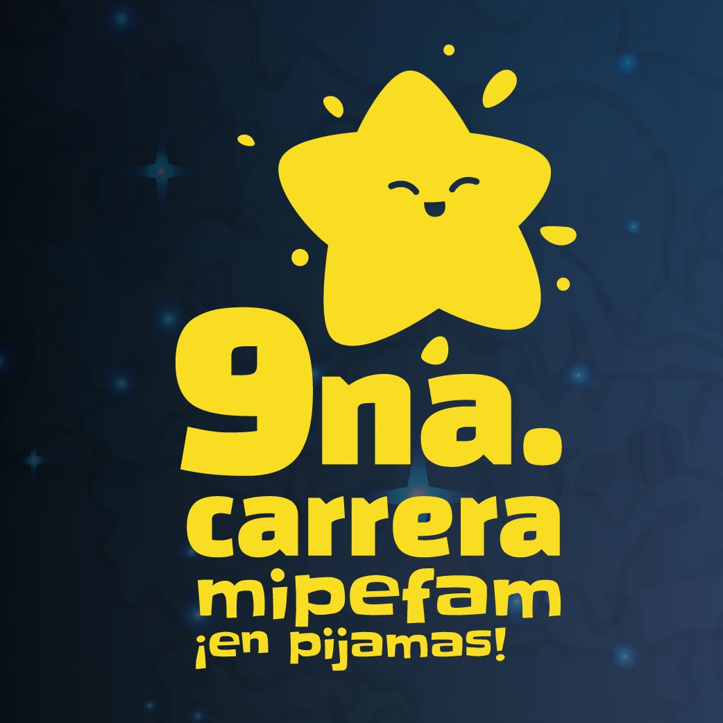 Logo de 9na. Carrera en Pijamas por MIPEFAM 2026