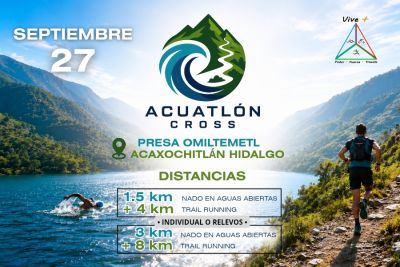 Logo de ACUATLÓN CROSS PRESA OMILTEMETL 2026
