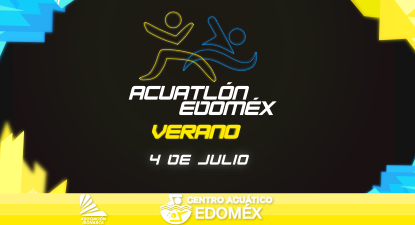 Logo de Acuatlón EDOMEX 2026 - Verano