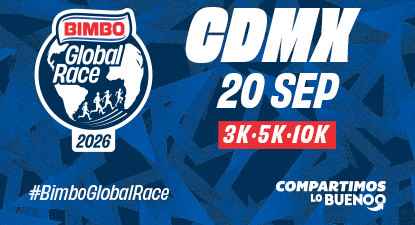 Logo de Bimbo Global Race CDMX 2026