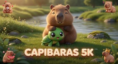 Logo de Capibaras 5k 2025