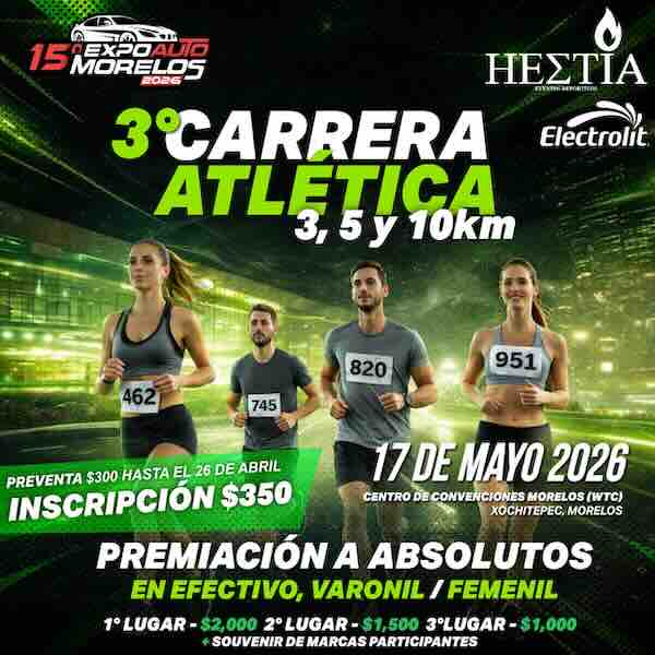 Logo de Carrera Expo Auto Morelos