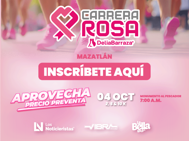 Logo de Carrera Rosa-Delia Barraza Mazatlán