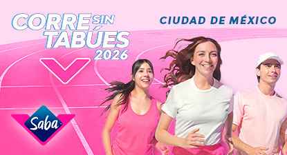 Logo de Carrera Saba® Corre Sin Tabúes Cd. de México 2026
