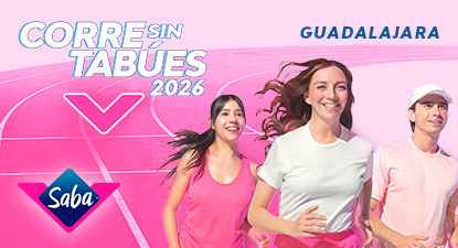 Logo de Carrera Saba® Corre Sin Tabúes Guadalajara 2026