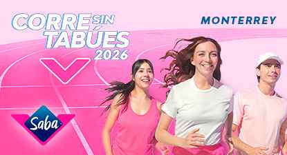 Logo de Carrera Saba® Corre Sin Tabúes Monterrey 2026