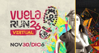 Logo de Carrera Virtual Vuela Run 2026