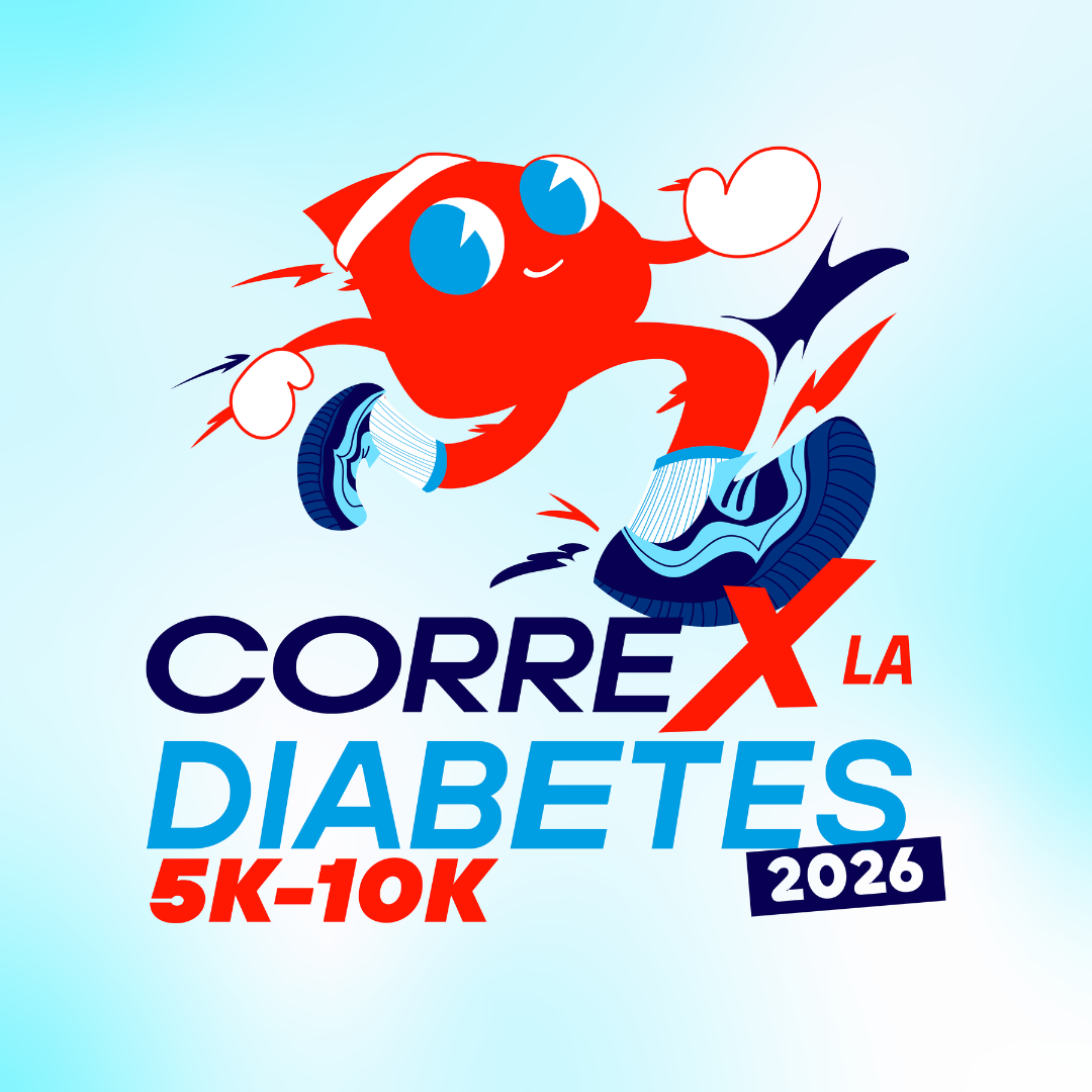 Logo de Corre x la Diabetes 2026