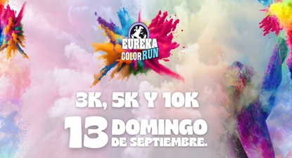 Logo de EUREKA Color Run 3k, 5k y 10k 2026