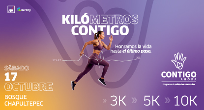 Logo de Kilómetros contigo: Honramos la vida hasta el último paso 2026