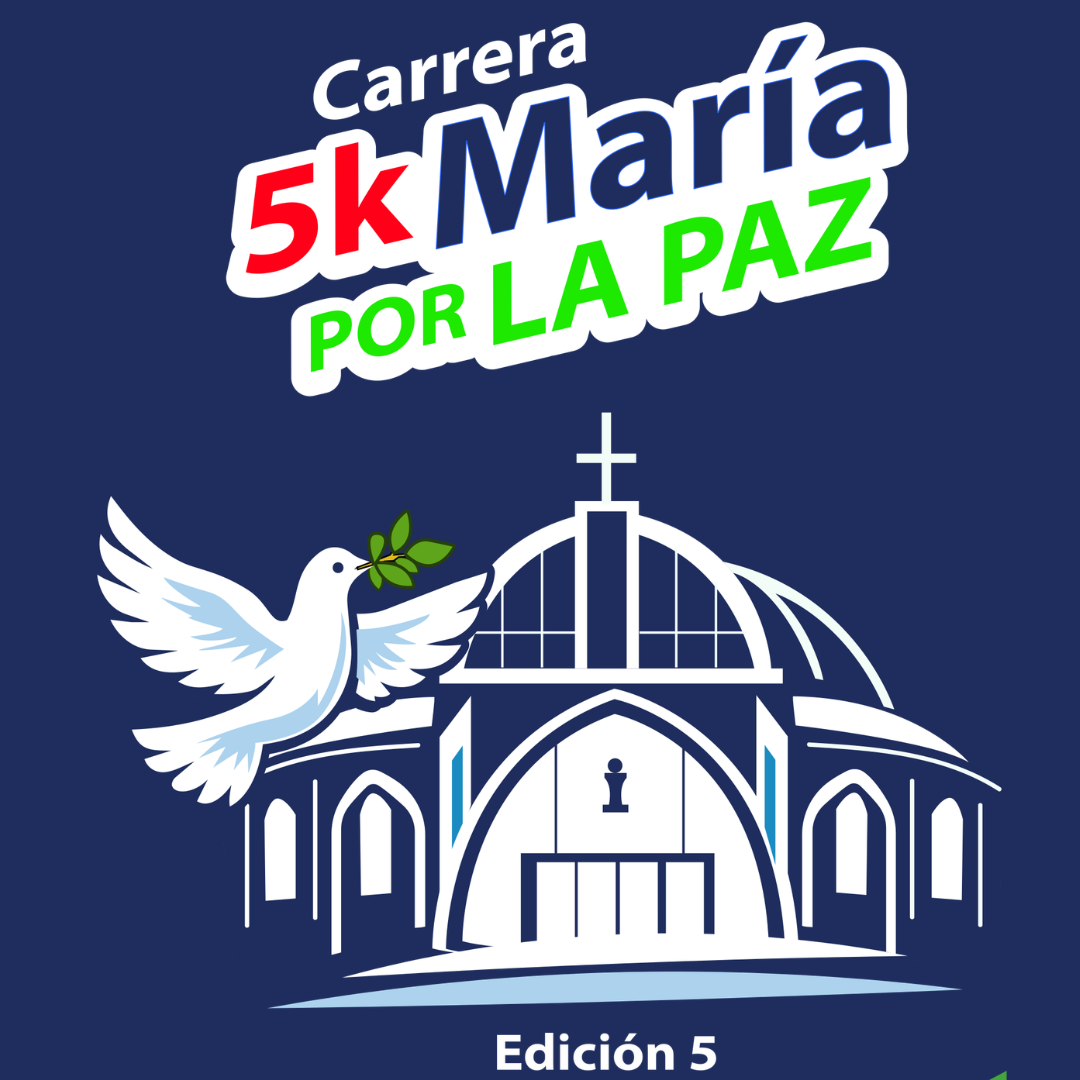 Logo de Maria por la paz 5K 2026