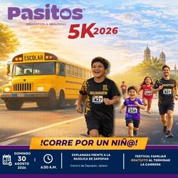 Logo de Pasos x pasitos 5K 2026