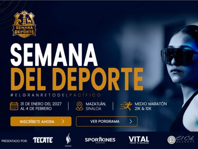 Logo de Semana del Deporte Mazatlan 21k