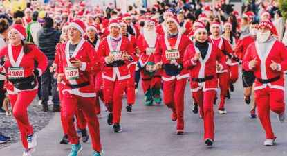 Logo de The Santa Run Puebla 2026