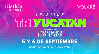 Logo de Triatlón Tri Yucatán 2026