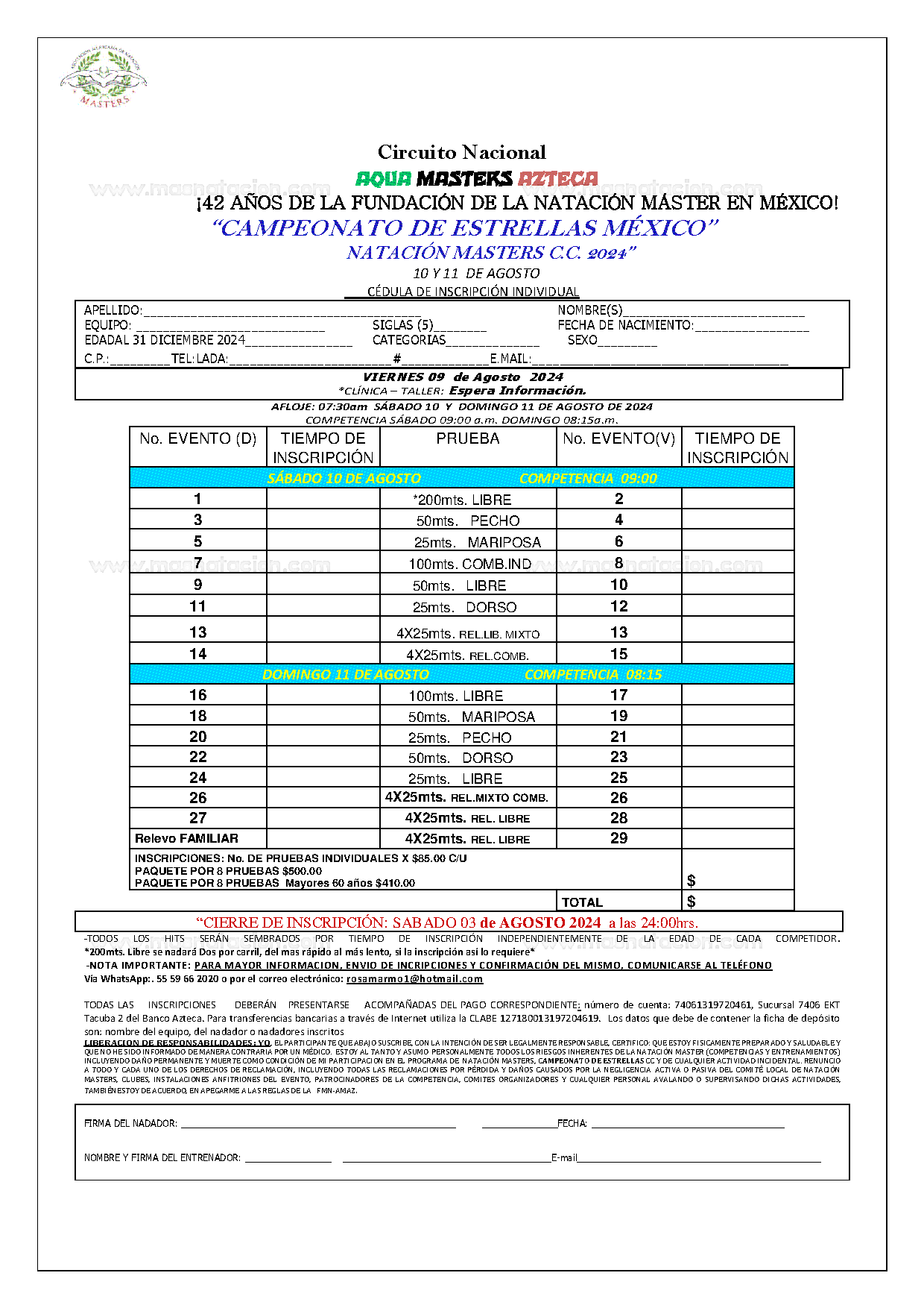 Campeonato Estrellas Masters De México 2024 - Página 4