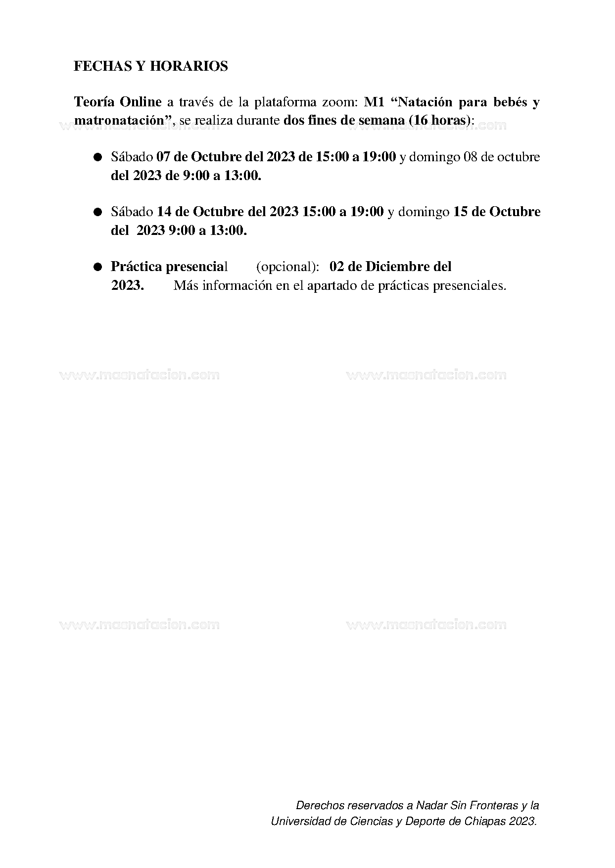 Certificación En Educación Acuática - Página 10