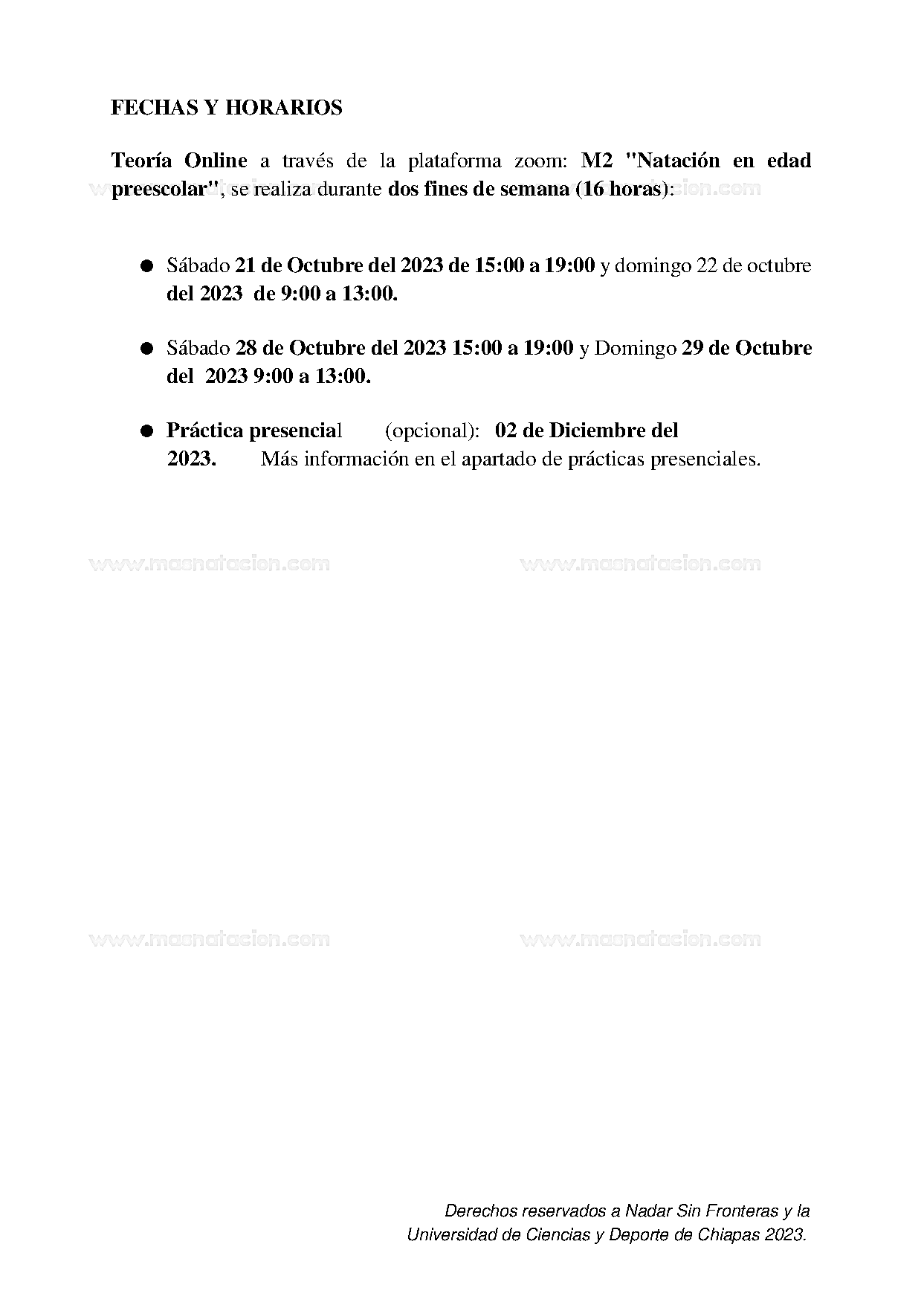 Certificación En Educación Acuática - Página 13