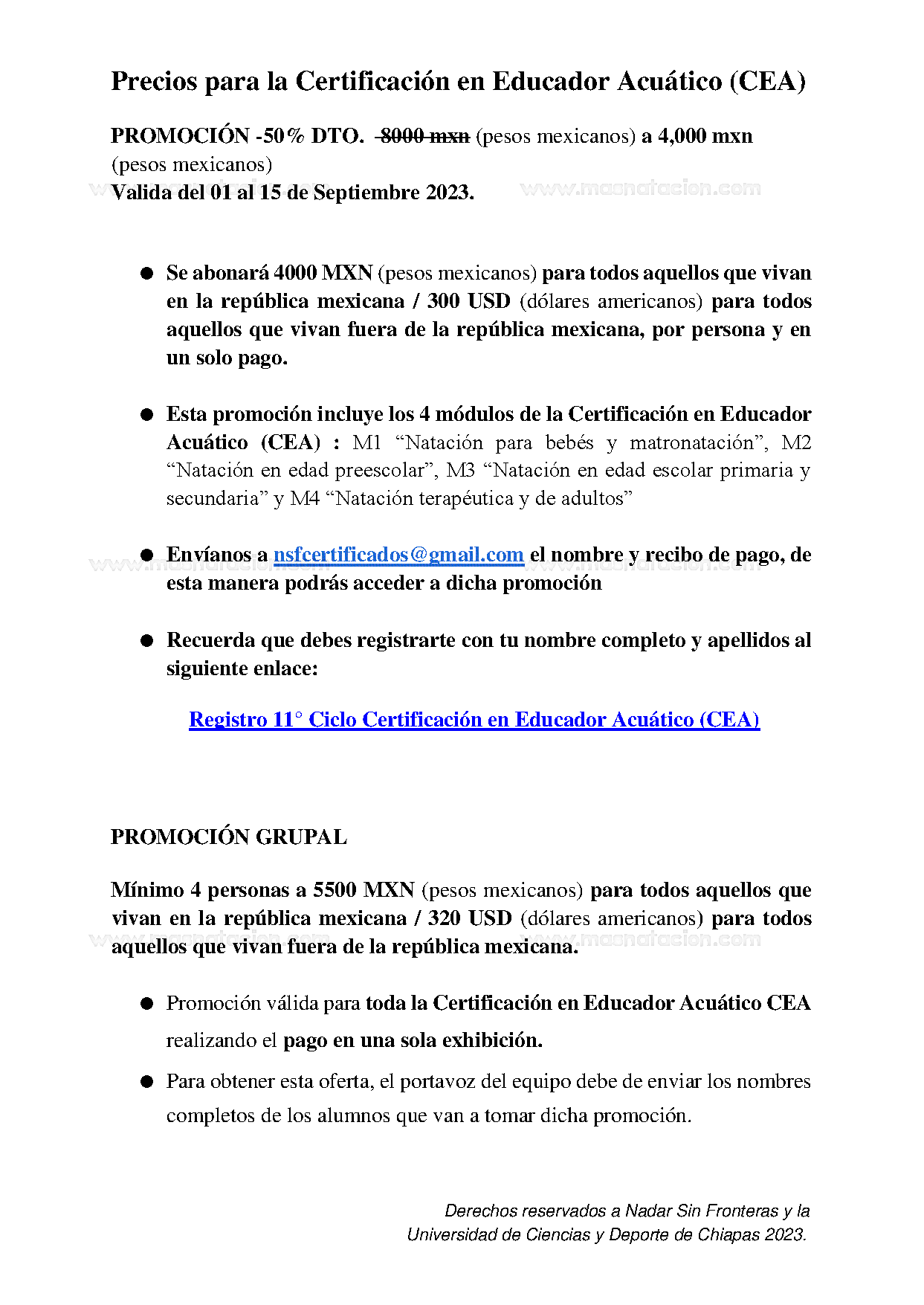 Certificación En Educación Acuática - Página 19
