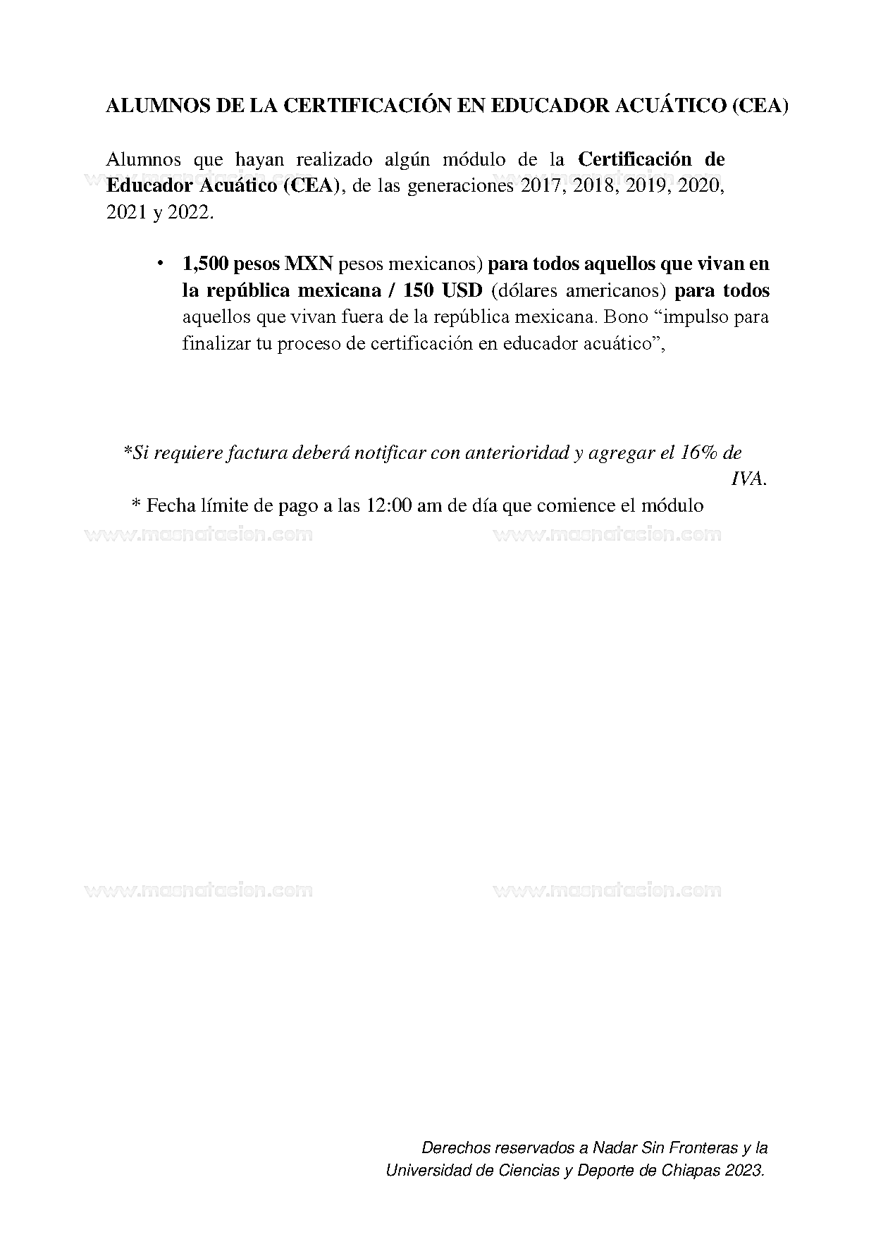 Certificación En Educación Acuática - Página 21