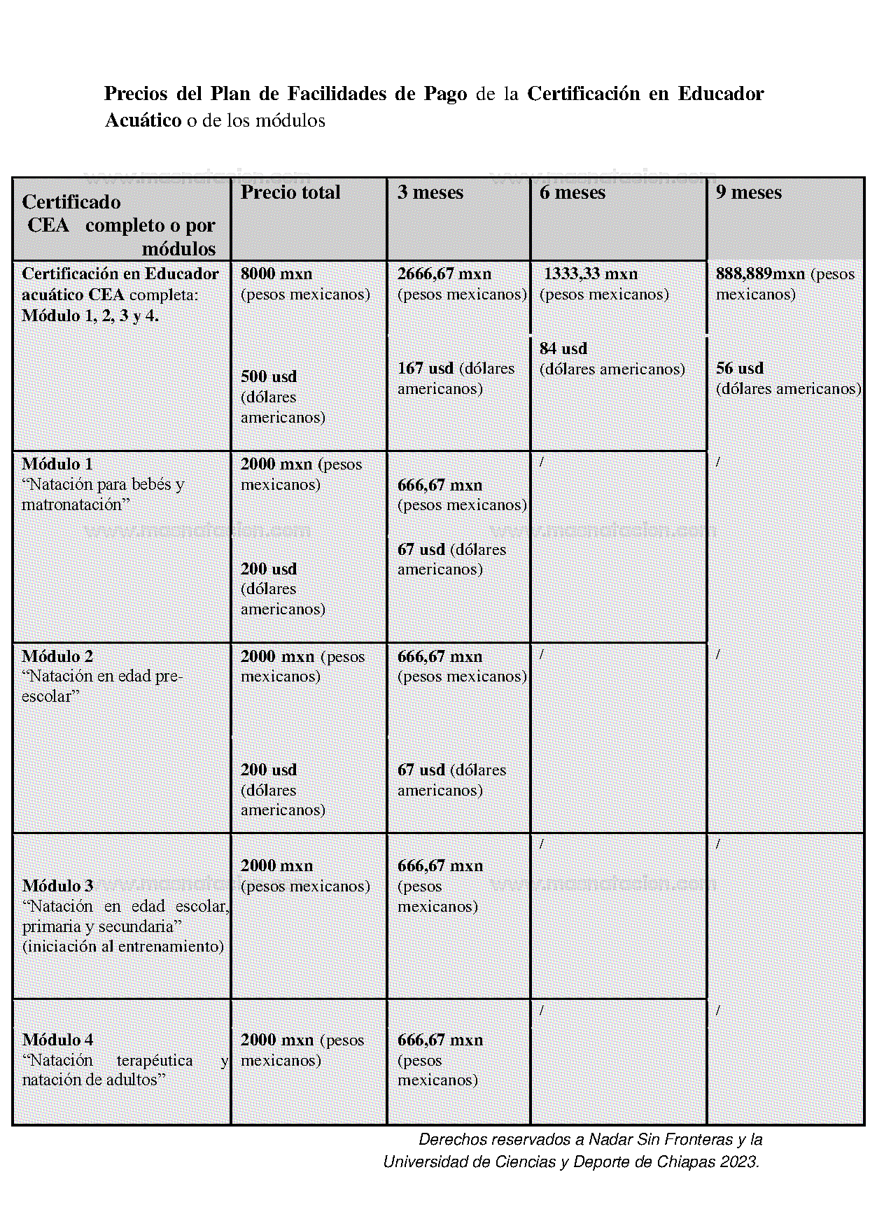 Certificación En Educación Acuática - Página 23