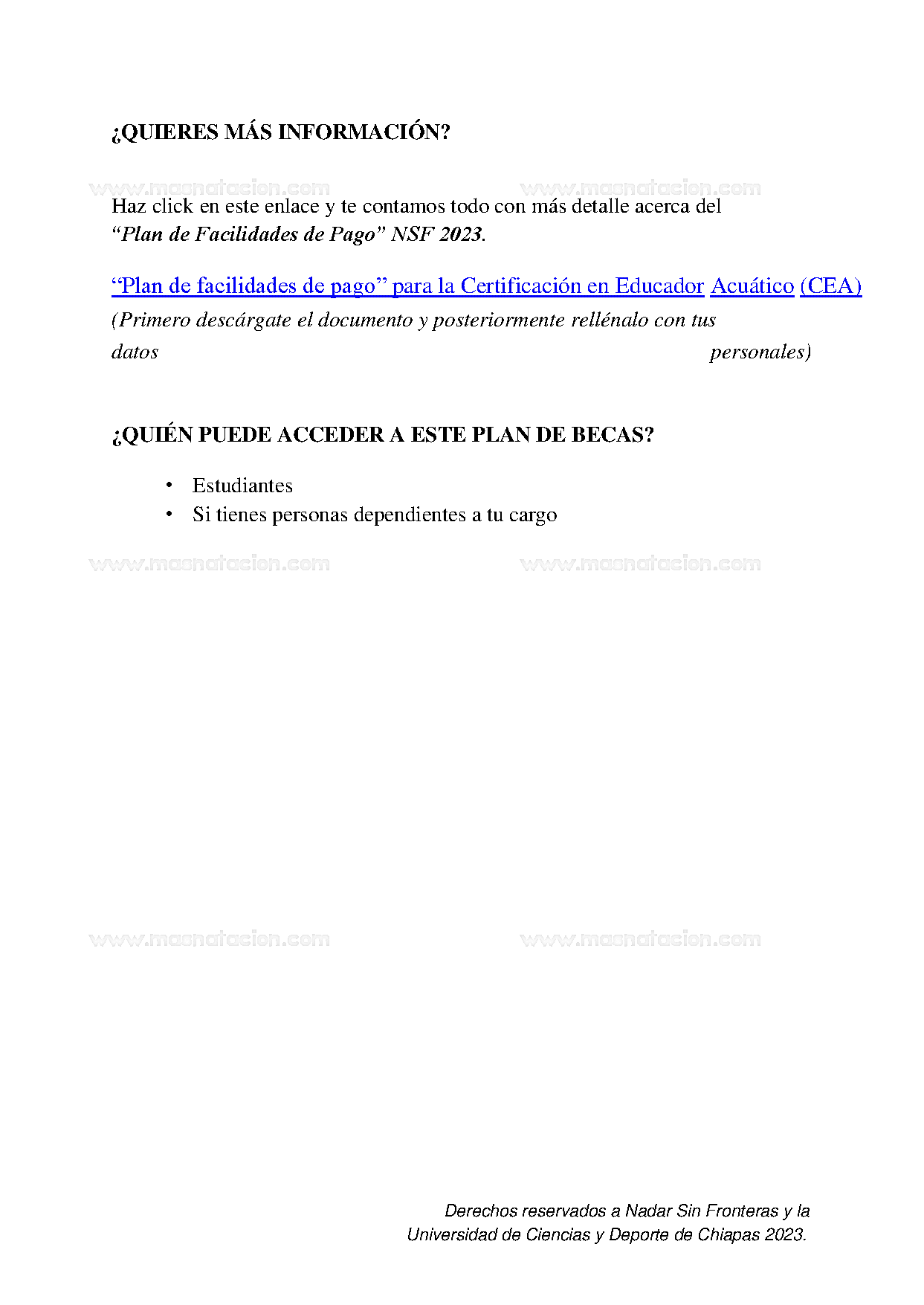 Certificación En Educación Acuática - Página 24