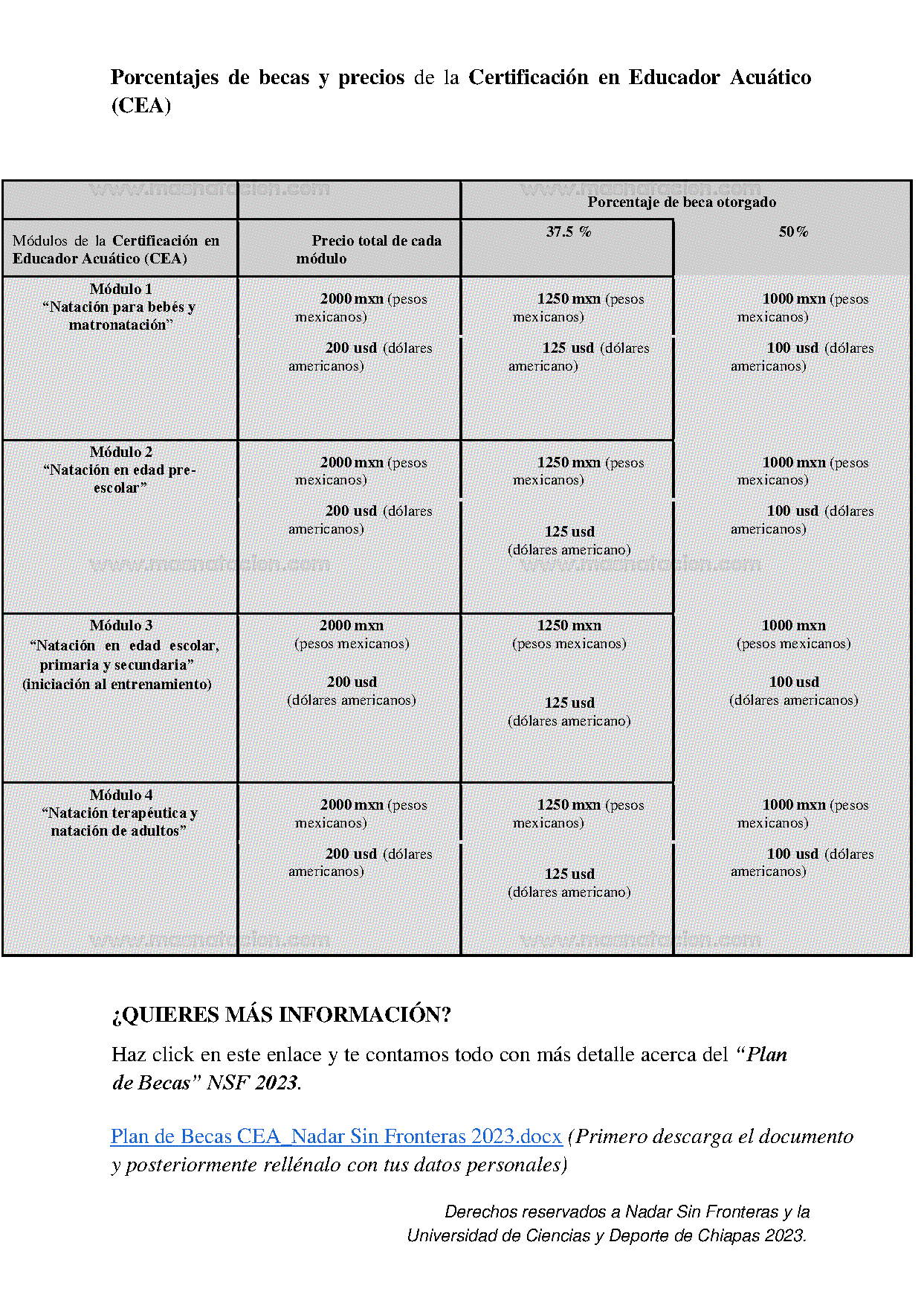 Certificación En Educación Acuática - Página 25