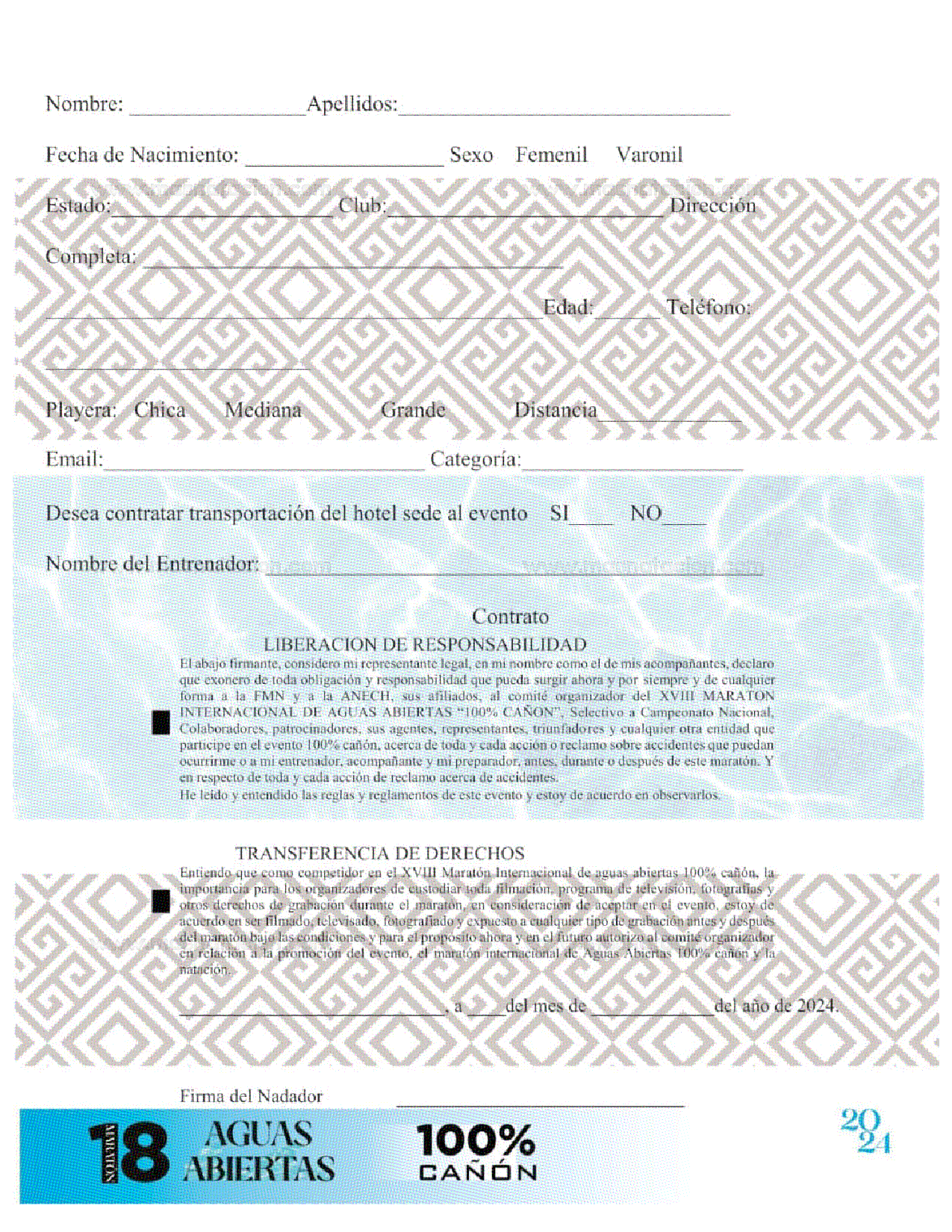 XIII Maratón Internacional de Aguas Abiertas 100% Cañón 2024 - Página 6