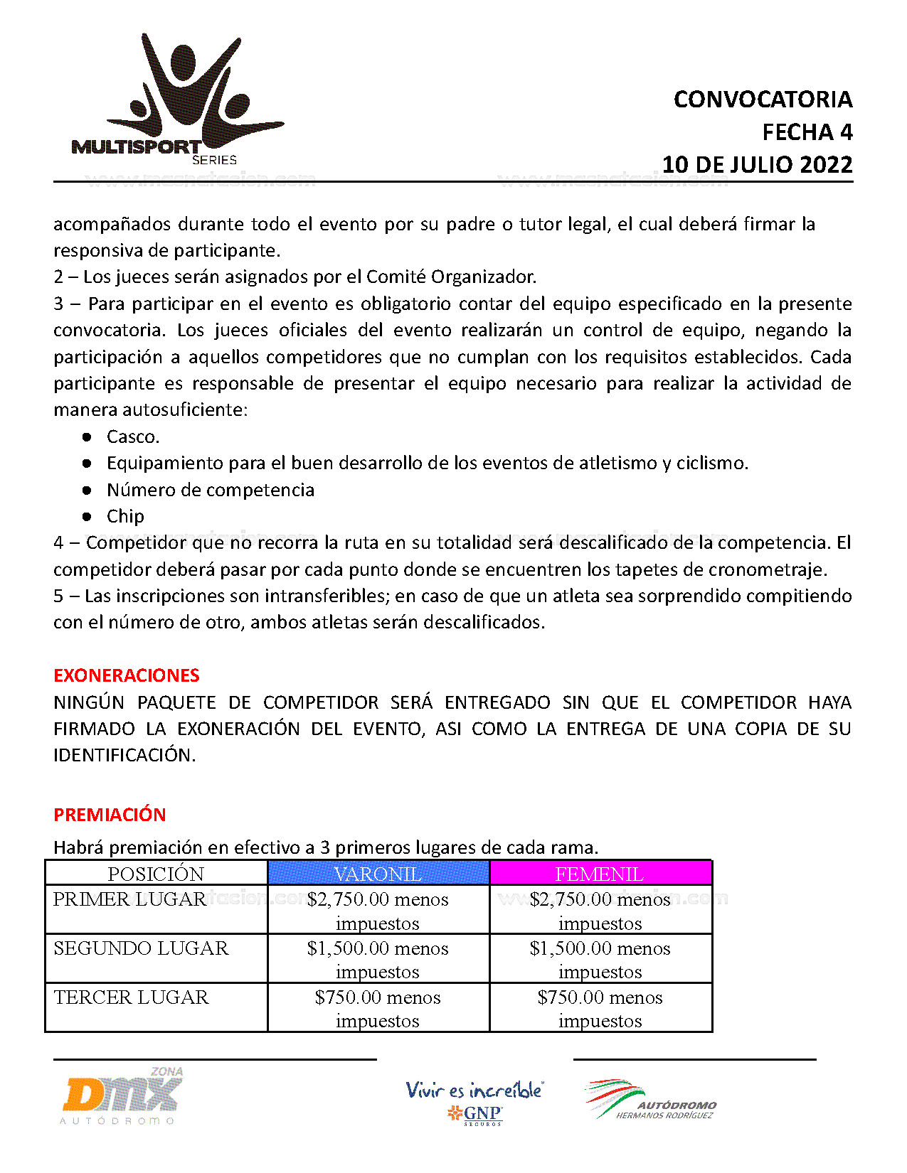 Serial Multisport – Fecha 4 2022 - Página 5